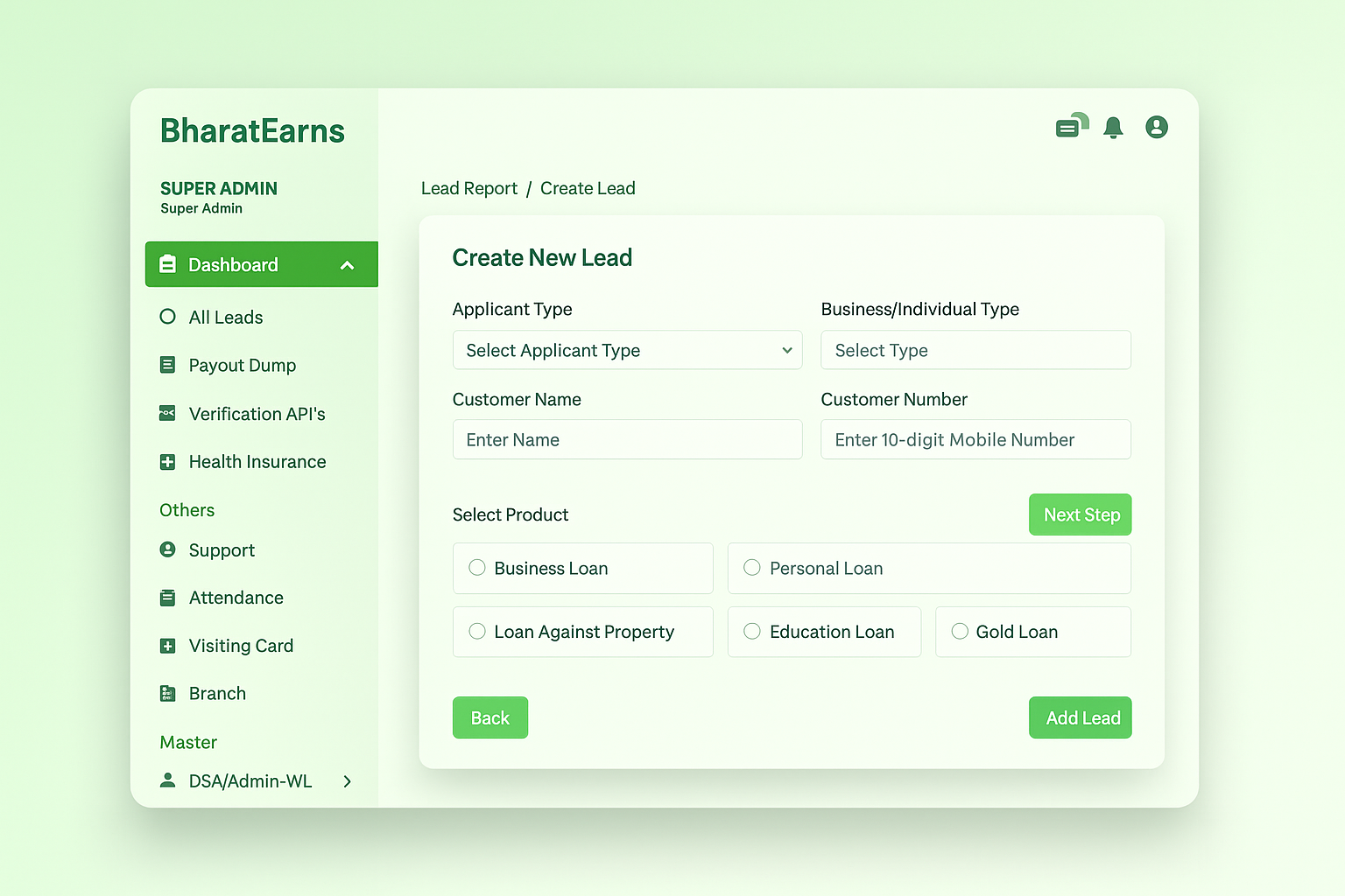 India’s Smartest DSA CRM for Loan Agencies